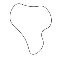 Monoline Abstract Shape vector