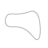 Monoline Abstract Shape vector