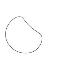 Monoline Abstract Shape vector