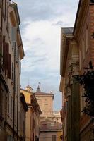 medieval street in Modena photo