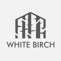 Basic RGB white birch vector
