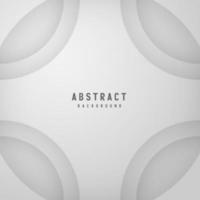 Abstract white and gray color background with geometric shape. Vector illustration.