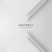 fondo abstracto de color blanco y gris con forma geométrica. ilustración vectorial vector