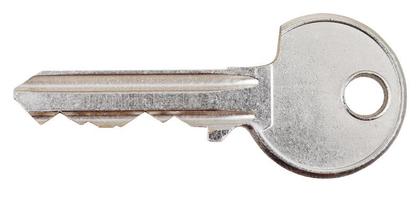llave de puerta de acero para cerradura de cilindro foto