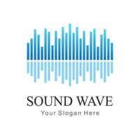 sound wave logo vector