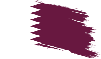 bandiera del Qatar con texture grunge png