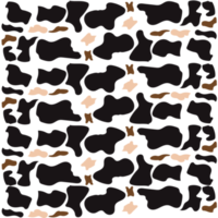 Cow seamless patterns png