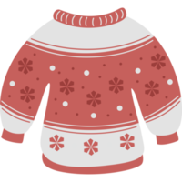 suéter de natal em tricô png
