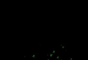 Dark Green vector template with bubble shapes.