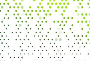 Light Green vector backdrop with dots.