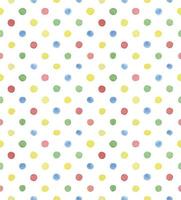 Watercolor seamless pattern. colored dots. cute simple print, digital paper, scrapbooking vector