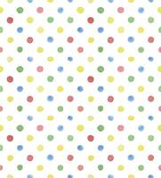 Watercolor seamless pattern. colored dots. cute simple print, digital paper, scrapbooking vector