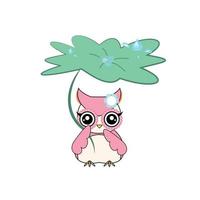 Owl Cartoon Character vector