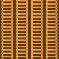 Vector seamless pattern with a wooden ladder. Cartoon fabric print template.