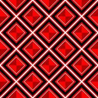 Plaid seamless pattern. Vector fabric print template. Scottish style red rhombus ornament. Geometric checkered carpet background.
