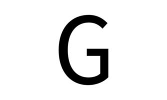 diseño del logotipo de la letra g. diseño inicial del logotipo de la letra g. diseño de icono de vector de logotipo g. g plantilla de vector libre de diseño de logotipo simple.