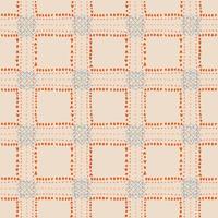 Hand drawn seamless fabric pattern. Checkered fabric. Pattern for decorative print on fabric. Autumn. vector