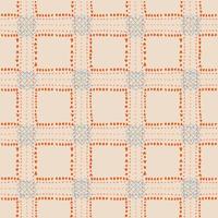 Hand drawn seamless fabric pattern. Checkered fabric. Pattern for decorative print on fabric. Autumn. vector