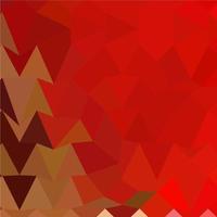 Coquelicot Red Abstract Low Polygon Background vector