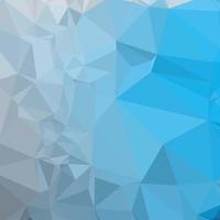 Capri Blue Abstract Low Polygon Background vector