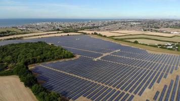 Solar Farm - Solar Panels in a large field video