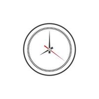 icono de reloj logo vector