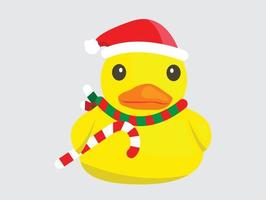 bath duck Yellow duck  rubber toy cartoon vector