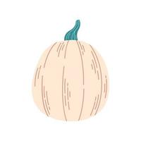 Pumpkin, gourd. Hello autumn, autumn harvest, farming. Vegetable vector