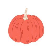 Pumpkin, gourd. Hello autumn, autumn harvest, farming. Vegetable vector