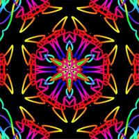Abstract kaleidoscope background. Beautiful kaleidoscope seamless pattern. Multicolor mosaic texture. Seamless kaleidoscope texture. Unique kaleidoscope design vector