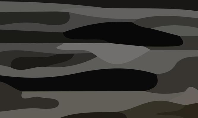 Simple aesthetic black abstract background. Various shapes and monochrome color. Suitable for poster and banner
