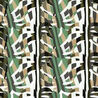 Decorative monstera silhouettes seamless pattern. Exotic palm leaves wallpaper. vector