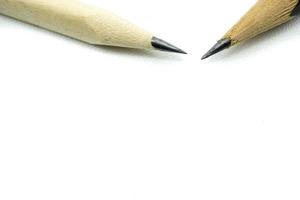 two pencils of green and brown, Suitable for Web Landing Page photo