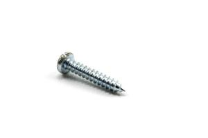 Drilling screws isolated on a white background. photo