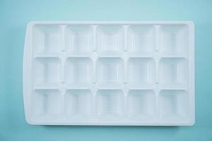 Ice cube mold with elastic plastic material, strong ductile photo