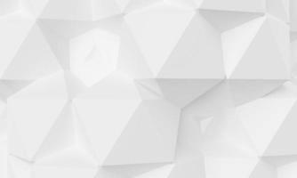White abstract triangular shape surface background. Backdrop and wallpaper banner for advertising concept. 3D illustration rendering photo