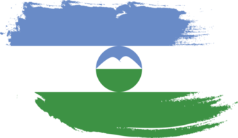 bandera de la república kabardino con textura grunge png