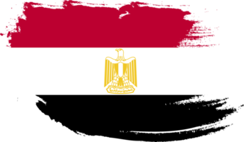 Ägypten-Flagge mit Grunge-Textur png