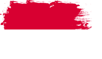 Monaco-Flagge mit Grunge-Textur png