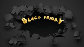 Black friday background layout background black and gold. For art template design, list, page, mockup brochure style, banner, idea, cover, booklet, print, flyer, book, card, ad, sign, poster, badge. vector