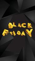 Black friday background layout background black and gold. For art template design, list, page, mockup brochure style, banner, idea, cover, booklet, print, flyer, book, card, ad, sign, poster, badge. vector