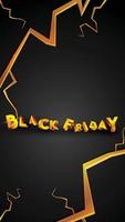 Black friday background layout background black and gold. For art template design, list, page, mockup brochure style, banner, idea, cover, booklet, print, flyer, book, card, ad, sign, poster, badge. vector