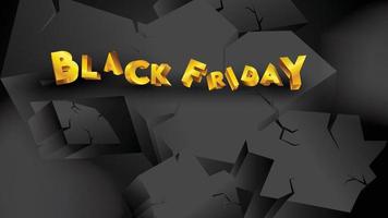 Black friday background layout background black and gold. For art template design, list, page, mockup brochure style, banner, idea, cover, booklet, print, flyer, book, card, ad, sign, poster, badge. vector