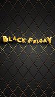 Black friday background layout background black and gold. For art template design, list, page, mockup brochure style, banner, idea, cover, booklet, print, flyer, book, card, ad, sign, poster, badge. vector