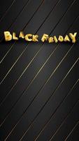 Black friday background layout background black and gold. For art template design, list, page, mockup brochure style, banner, idea, cover, booklet, print, flyer, book, card, ad, sign, poster, badge. vector