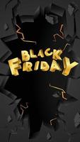 Black friday background layout background black and gold. For art template design, list, page, mockup brochure style, banner, idea, cover, booklet, print, flyer, book, card, ad, sign, poster, badge. vector