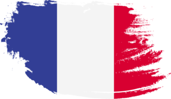 bandera de francia con textura grunge png