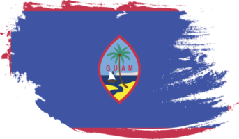 Guam flag with grunge texture png