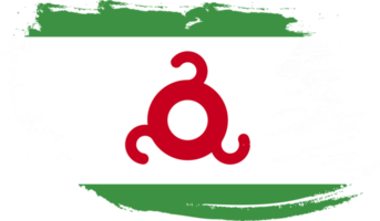 vlag van ingoesjetië met grungetextuur png