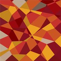 Carnelian Red Abstract Low Polygon Background vector